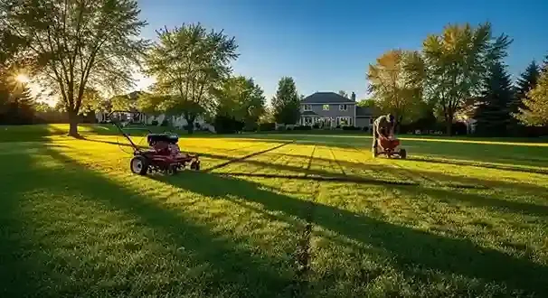 Benefits of aeration and overseeding