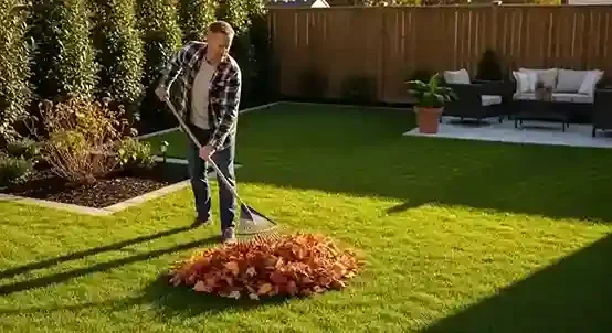 rake and clean your lawn before winter to avoid suffocation during cold